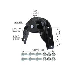 Excel Ring Pinion and Axle Leaf Spring Shackles and Hangers 65-25007