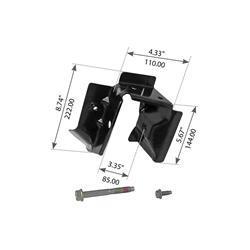 Excel Ring Pinion and Axle - Leaf Spring Shackles and Hangers for 1981-1999 CHEROKEE, 1981-1990 WAGONEER - 65-27004