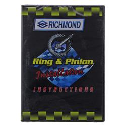 Richmond Gear Ring and Pinion Installation DVDs VIDEO-CD