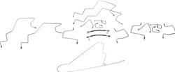 Dorman - Brake Lines, Direct Fit for 1998-2001 RAM 2500 - 919-030