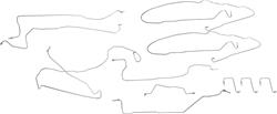 Dorman Stainless Steel Hydraulic Brake Line Kits 919-150