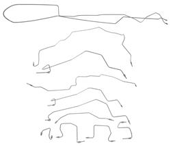 Dorman Stainless Steel Hydraulic Brake Line Kits for 1999 RAM 1500 - 919-257