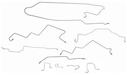 Dorman Stainless Steel Hydraulic Brake Line Kits for 1998-1999 RAM 1500 - 919-263