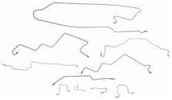 Dorman Stainless Steel Hydraulic Brake Line Kits for 1998-1999 RAM 1500 - 919-267