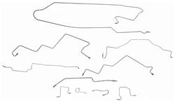 Dorman Stainless Steel Hydraulic Brake Line Kits for 1998-1999 RAM 1500 - 919-268