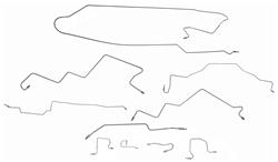 Dorman Stainless Steel Hydraulic Brake Line Kits for 1998-1999 RAM 1500 - 919-270