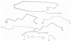 Dorman Stainless Steel Hydraulic Brake Line Kits for 1998-1999 RAM 2500 - 919-272