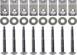 Fudoray Truck Bed Mounting Bolt Nut Hardware Kit for 1999-2013 Ford F250 F350 F450 F550 Super Duty Replaces Dorman 924-311