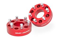 Rough Country  2 inch Wheel Spacers with Studs 1101RED