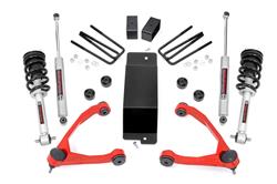 Rough Country N3 Suspension Lift Kits for 2014-2016 SIERRA 1500, SILVERADO 1500 - 19432RED