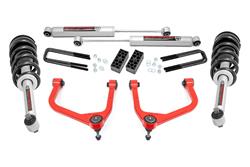 Rough Country N3 Suspension Lift Kits for 2019-2025 SILVERADO 1500, 2022 SILVERADO 1500 LTD - 29532RED