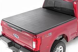 Rough Country Soft Roll-Up Bed Covers for 2017-2025 F-250 SUPER DUTY, F-350 SUPER DUTY - 41517650A