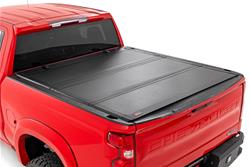 Rough Country Hard Tri-Fold Tonneau Covers for 2019-2025 SIERRA 1500, SILVERADO 1500 - 49120650