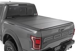 Rough Country Hard Tri-Fold Tonneau Covers for 2021-2025 F-150, 2024-2025 F-150 LIGHTNING - 49221550