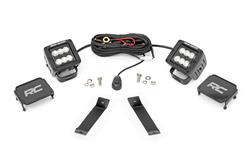 Rough Country Low-Profile LED Ditch Light Kits 70079
