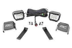 Rough Country Low-Profile LED Ditch Light Kits 70082
