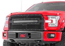 Rough Country LED Mesh Grilles for 2015-2017 F-150 - 70193