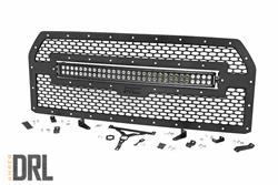 Rough Country LED Mesh Grilles for 2015-2017 F-150 - 70193BDA