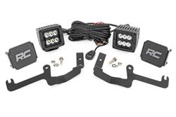 Rough Country Low-Profile LED Ditch Light Kits for 2019-2023 SILVERADO 1500, 2022 SILVERADO 1500 LTD - 70841