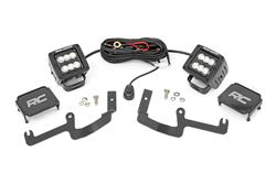 Rough Country Low-Profile LED Ditch Light Kits for 2019-2023 SILVERADO 1500, 2022 SILVERADO 1500 LTD - 70842