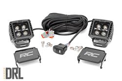 Rough Country Black Series Lights 70903BLKDRLA