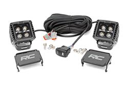Rough Country Black Series Lights 70903BLKDRLA