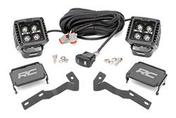 Rough Country Low-Profile LED Ditch Light Kits for 2005-2015 TACOMA - 71089