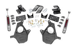 Rough Country - Suspension Lowering Kits for 2014-2018 SIERRA 1500, SILVERADO 1500 - 71630