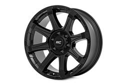 Rough Country 81 Series Semi-Gloss Black Wheels 20x10