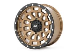 Rough Country 87 Series Matte Bronze Wheels with Black Simulated Beadlock 17x8.5