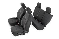 Rough Country Seat Covers for 2013-2017 WRANGLER, 2018 WRANGLER JK - 91004