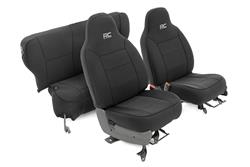 Rough Country Seat Covers for 1984 CHEROKEE, 2015-2020 F-150, 2019-2021 RANGER - 91021A
