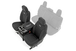 Rough Country Seat Covers for 2019-2025 SIERRA 1500, SILVERADO 1500, 2022 SILVERADO 1500 LTD - 91035