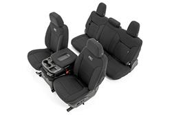 Rough Country Seat Covers for 2019-2025 SIERRA 1500, SILVERADO 1500, 2022 SILVERADO 1500 LTD - 91037