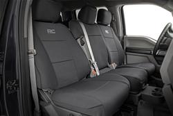 Rough Country - Seat Covers for 2017-2025 F-350 SUPER DUTY, F-250 SUPER DUTY, 2015-2025 F-150 - 91063