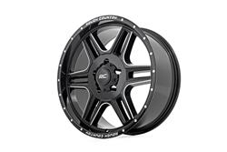 Rough Country 92 Series Gloss Black Wheels with Machined Accents 20x9