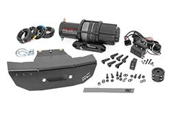 Rough Country Winch Mount Plates for 2021 RZR TURBO S, RZR TURBO S LIFTED LIME LE, RZR TURBO S VELOCITY - 93156