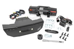 Rough Country Winch Mount Plates for 2021 RZR TURBO S, RZR TURBO S LIFTED LIME LE, RZR TURBO S VELOCITY - 93157
