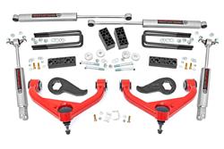 Rough Country N3 Suspension Lift Kits for 2020-2025 SIERRA 3500 HD, SILVERADO 3500 HD - 95630RED