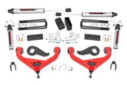 Rough Country V2 Suspension Lift Kits for 2020-2025 SIERRA 3500 HD, SILVERADO 3500 HD - 95670RED