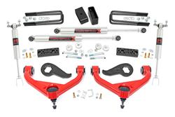 Rough Country M1 Suspension Lift Kits for 2020-2025 SIERRA 2500 HD, SILVERADO 2500 HD, SILVERADO 3500 HD - 95840RED