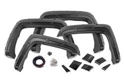 Rough Country Defender Pocket Fender Flares for 2014-2018 SIERRA 1500, 2015-2019 SIERRA 2500 HD, 2019 SIERRA 3500 HD - A-G11611-GBA
