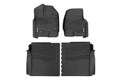 Rough Country Flex-Fit Floor Mats for 2015-2024 F-150 - FF-51512