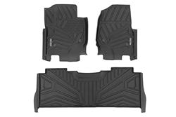 Rough Country Flex-Fit Floor Mats for 2017-2024 F-250 SUPER DUTY, F-350 SUPER DUTY - FF-51712
