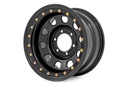 Rough Country Daytona Gloss Black Simulated Beadlock Wheels 16x8