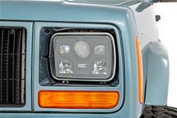 Rough Country Projection Headlights for 1984-2001 CHEROKEE, 1987-1995 WRANGLER - RCH5200
