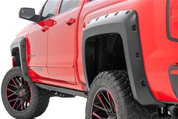 Rough Country Pocket Fender Flares for 2014-2018 SILVERADO 1500, 2015-2019 SILVERADO 2500 HD - F-C11412B-GAZ