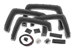 Rough Country Pocket Fender Flares for 2014-2018 SILVERADO 1500, 2015-2019 SILVERADO 2500 HD - F-C11412B-GBA