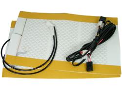 Carbon Fiber Heated Seat Kit with Switch and Plug-and-Play Harness