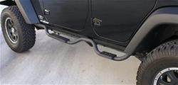 Rampage Slimline Step Bars for 2007-2017 WRANGLER, 2018 WRANGLER JK - 26628